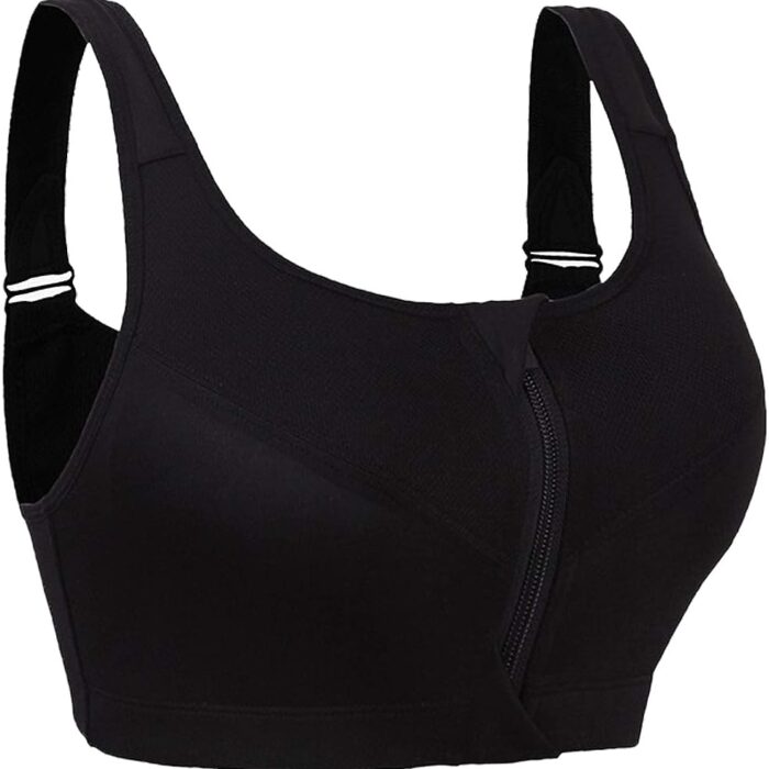FRONT ZIPPER SEAMLESS BRA WITH REMOVABLE PADS  - Finest Quality - Ajustable ( Pack of 2 )
