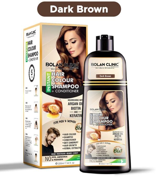 Instant Hair Color Shampoo + Conditioner– A Blend Of Herbal Extracts – For Men & Women