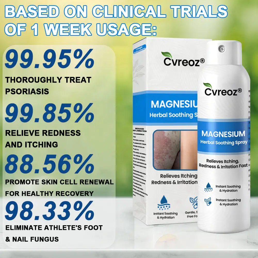 Cvreoz® Magnesium Herbal Psoriasis Spray ( Imported ) - Image 7